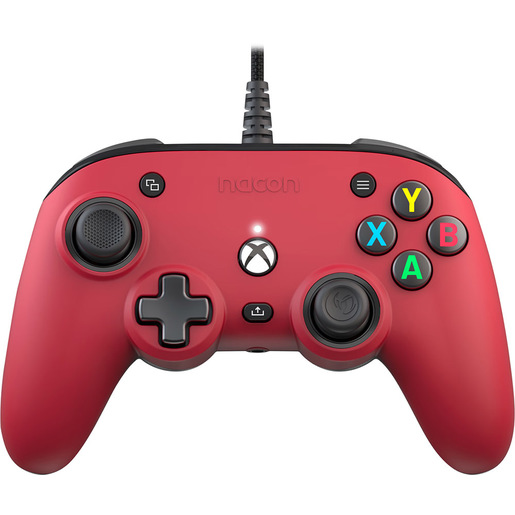 Image of NACON Pro Compact Rosso USB Gamepad Analogico/Digitale Xbox Series S,