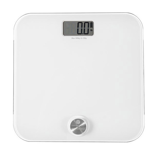 Image of Macom Smart Body Scale Bilancia pesapersone elettronica con funzionamento senza batterie Quadrato Bianco