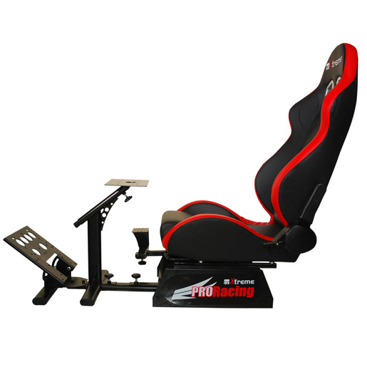 Image of Xtreme 90495 sedia per videogioco Sedia per gaming universale Seduta imbottita Nero, Rosso