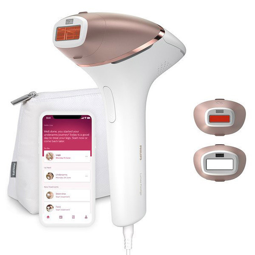 Image of Philips Lumea Prestige 8000 Series Epilatore a luce pulsata IPL con Tecnologia SenseIQ e 2 accessori per viso e corpo BRI945/00