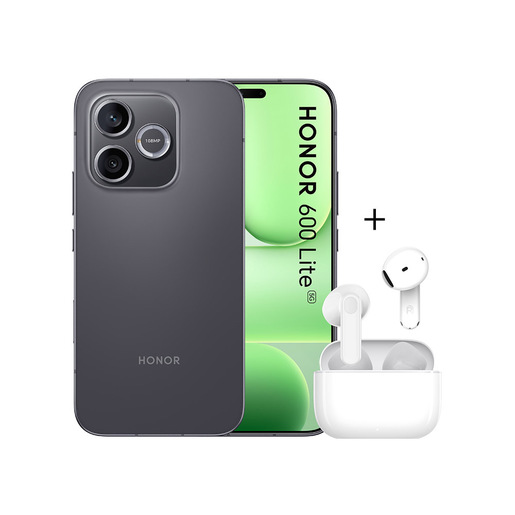 Honor 600 Lite smartphone 16,8 cm (6.6'') Doppia SIM Android 16.0 5G USB tipo-C 8 GB 256 GB 6520 mAh Nero