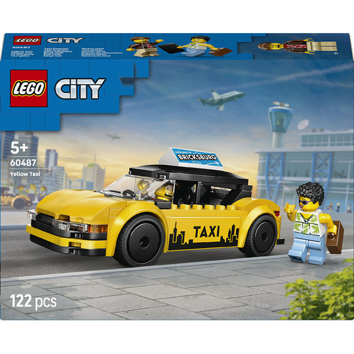Image of LEGO City Taxi giallo