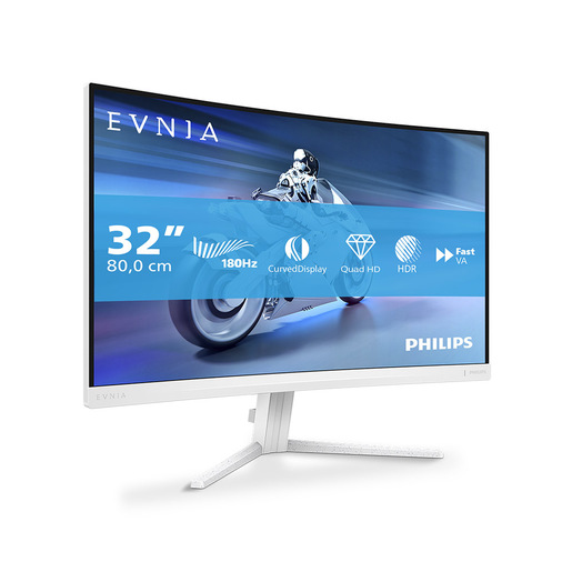 Image of Philips Evnia 5000 32M2C5501/00 Monitor PC 80 cm (31.5'') 2560 x 1440 Pixel Quad HD LCD Bianco