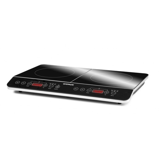 Image of G3 Ferrari G10047 piano cottura Nero Superficie piana 60 cm Piano cottura a induzione 2 Fornello(i)