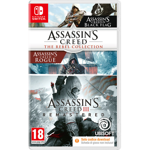 Image of Assassin’s Creed The Rebel Collection + AC3 (CIAB) Nintendo Switch