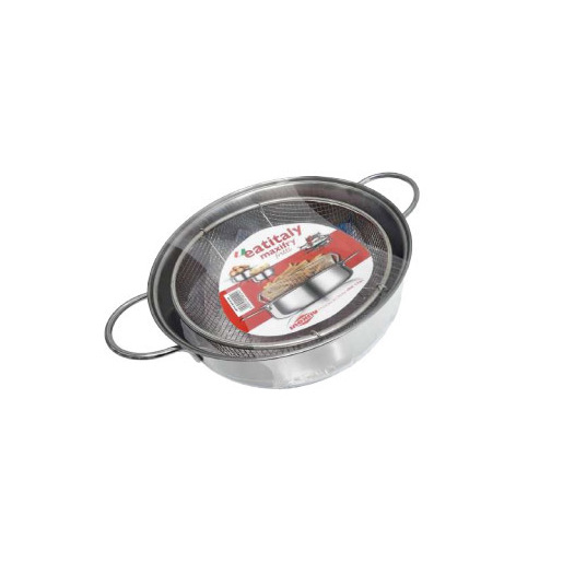 Image of Inoxriv S.p.A. 63910005 padella Wok/padella per cottura al salto Rotondo