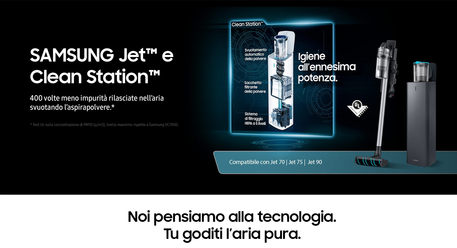 SAMSUNG Jet e clean station