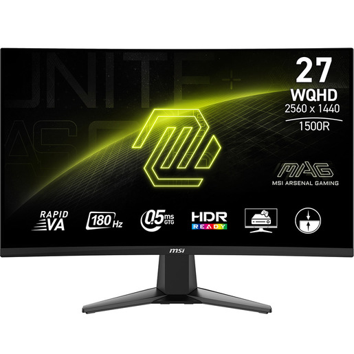 Image of MSI MAG 27CQ6F Monitor PC 68,6 cm (27'') 2560 x 1440 Pixel Quad HD LCD Nero