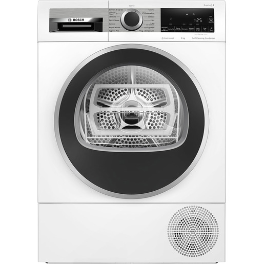 Image of Bosch Serie 6 WQG245C0IT Asciugatrice a pompa di calore 9 kg Bianco