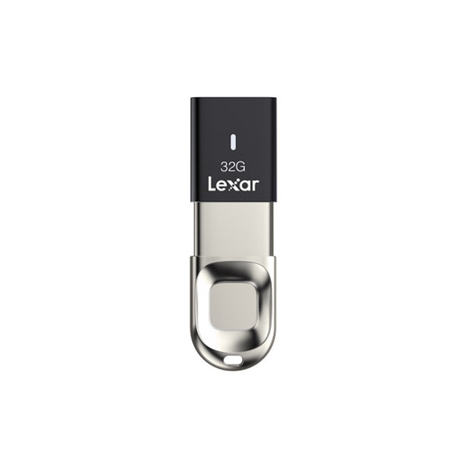 Image of Lexar JumpDrive Fingerprint F35 unità flash USB 32 GB USB tipo A 3.2 Gen 1 (3.1 Gen 1) Nero, Argento