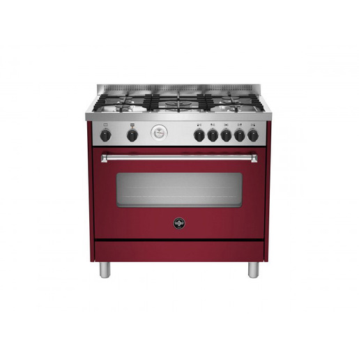 Image of Bertazzoni La Germania Americana AMN965GVIT cucina Elettrico/Gas Gas Rosso
