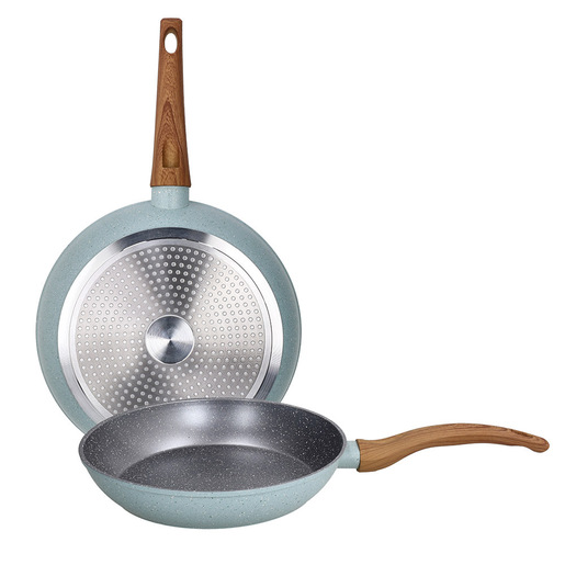 Image of Tognana Porcellane SET 2 PZ PADELLA 24+28 cm LIGHT GREEN MARBLE