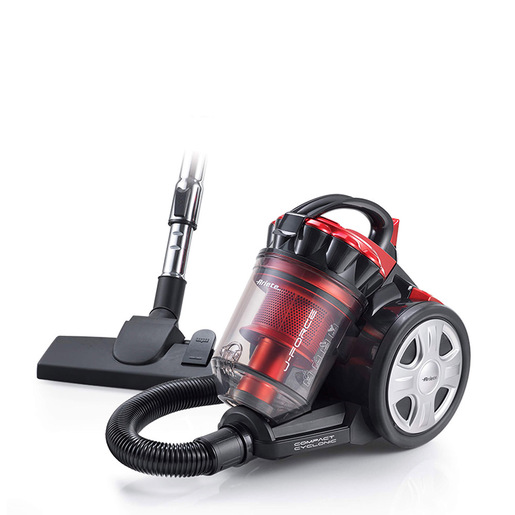 Image of Ariete 2753 J-Force - Aspirapolvere senza sacco - Tecnologia multiciclonica - Tubo telescopico - Filtro Hepa - Cavo 5 metri - 700 Watt - Rosso e Nero