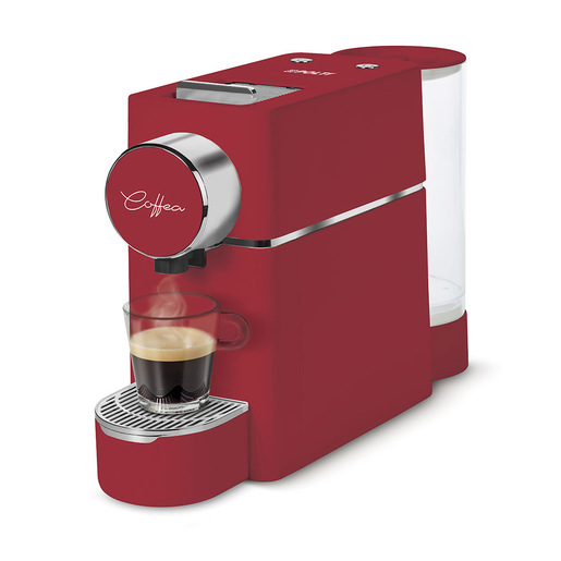 Image of Polti Coffea S18R, macchina per caffè a cialde E.S.E. da 44 mm, 0,85 l, rosso
