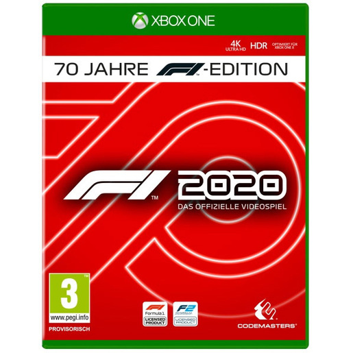 Image of F1 2020: Seventy Edition - Xbox One