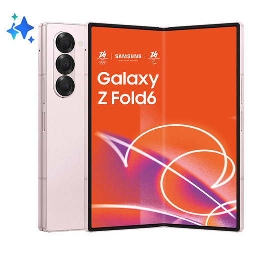 Samsung Galaxy Z Fold6 Smartphone AI, 1TB, RAM 12GB, Display 6,3''/7,6'' Dynamic AMOLED 2X, Pink