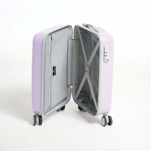 Siretessile 8053193493717 bagaglio Trolley Guscio rigido Lillà Acrilonitrile…