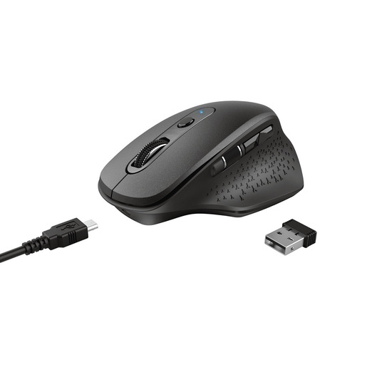Image of OZAA RECHARGEABLE MOUSE BLACK Black
