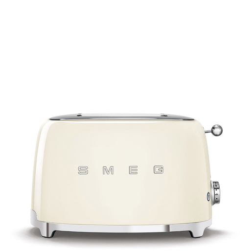 Tostapane SMEG TSF01CREU, Potenza 950 W, Numero di fessure per tostare 2, Livelli tostatura 6 , Sistema sollevamento, Funzione scongelamento, Raccoglitore briciole, Crema