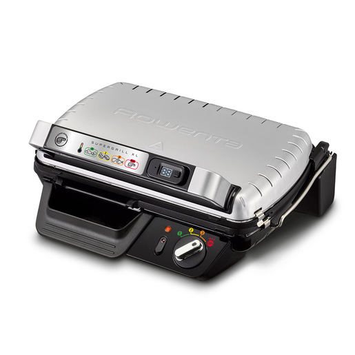 Image of Rowenta GR461B SuperGrill XL, 2 Posizioni di Cottura, Termostato regol