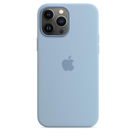 Image of Apple Custodia MagSafe in silicone per iPhone 13 Pro Max - Celeste neb