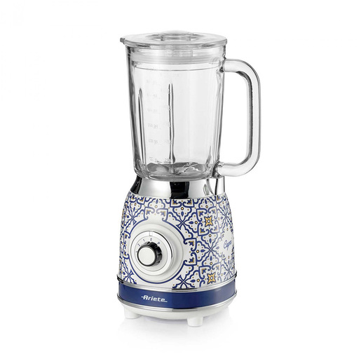 Image of Ariete 583 Frullatore Capri con tazza in vetro da 1,5 Litri, 4 Lame in Acciaio Inox, 4 Velocità + Pulse,1000 Watt