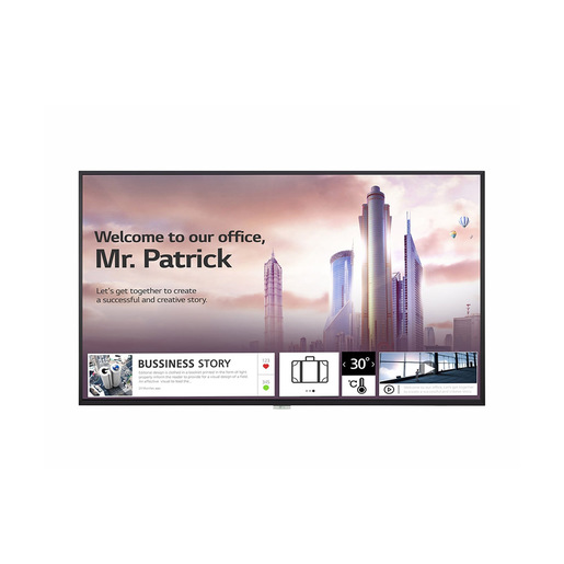 LG 65UH5F-H visualizzatore di messaggi Pannello piatto per segnaletica digitale 165,1 cm (65'') IPS 500 cd/m² 4K Ultra HD Nero Processore integrato