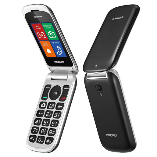 Brondi Stone+ 6,1 cm (2.4'') Nero Telefono cellulare basico