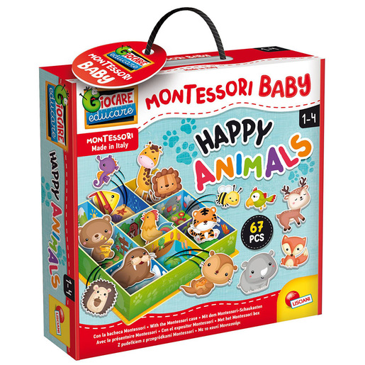 Image of Lisciani Montessori Baby Bacheca Animali E Ambienti