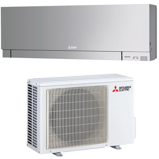 Image of Mitsubishi Electric MITKITMSZEF42VGKS condizionatore fisso Climatizzatore Monosplit Argento, Bianco