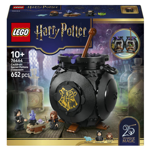 LEGO Harry Potter 76464 Calderone: Lezione di Pozioni Segrete - Decorazione Giocattolo con Patronus e Minifigure, Regalo 10+