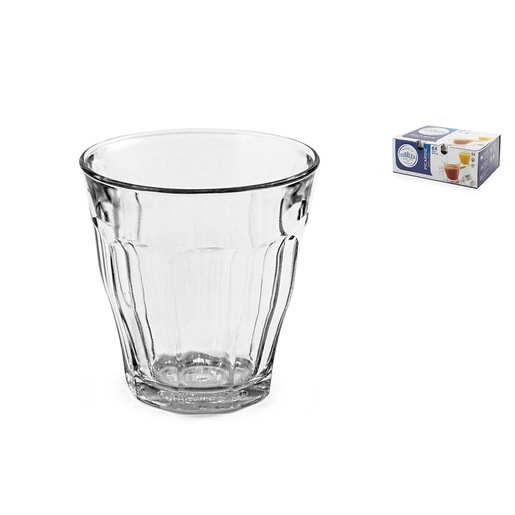 Image of Pengo Confezione 6 bicchieri Picardie in vetro trasparente 25cl