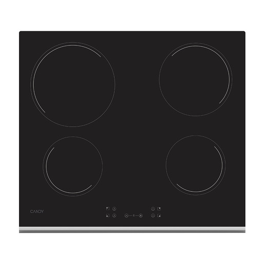 Image of Candy Timeless CH64XB Nero Da incasso 59 cm Ceramica 4 Fornello(i)