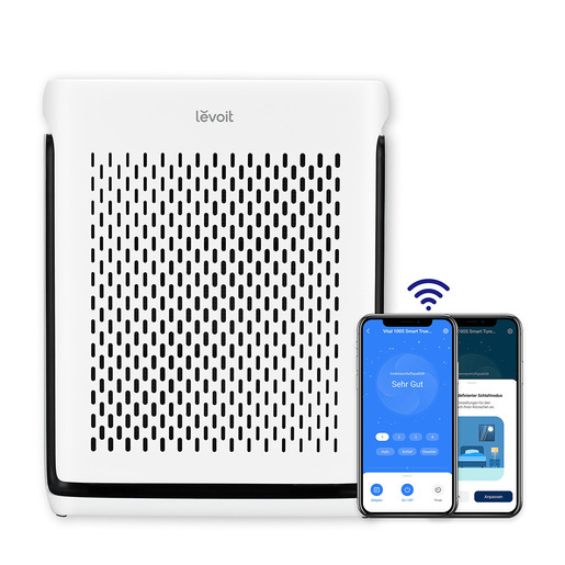 Image of Levoit PURIFICATORE D'ARIA INTELLIGENTE Vital 100S per grandi ambienti, Monitoraggio della Qualità dell’Aria, Prefiltro Lavabile, Rimuove il 99,97% di Po