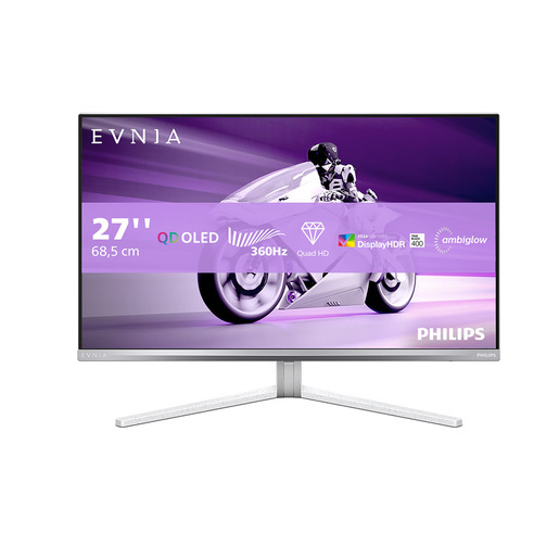 Image of Philips Evnia 8000 27M2N8500/00 Monitor PC 67,3 cm (26.5'') 2560 x 1440 Pixel Quad HD QD-OLED Bianco