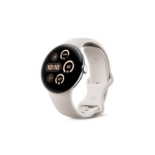 Image of Google Pixel Watch 3 AMOLED 41 mm Digitale Touch screen Argento Wi-Fi GPS (satellitare)