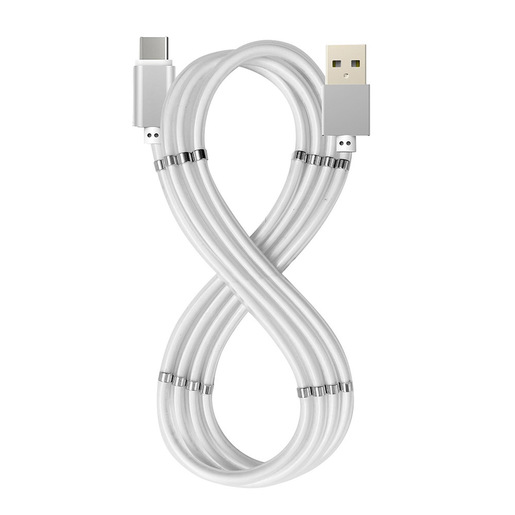 Image of Celly USBUSBCMAGWH cavo USB 1 m USB 3.2 Gen 1 (3.1 Gen 1) USB A USB C Bianco