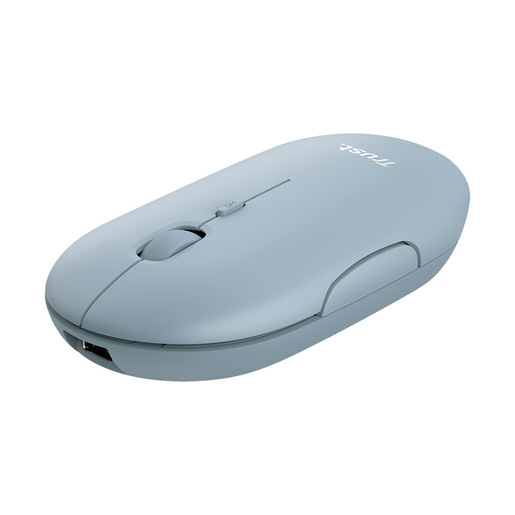 Image of Trust Puck mouse Ufficio Ambidestro RF senza fili + Bluetooth 1600 DPI