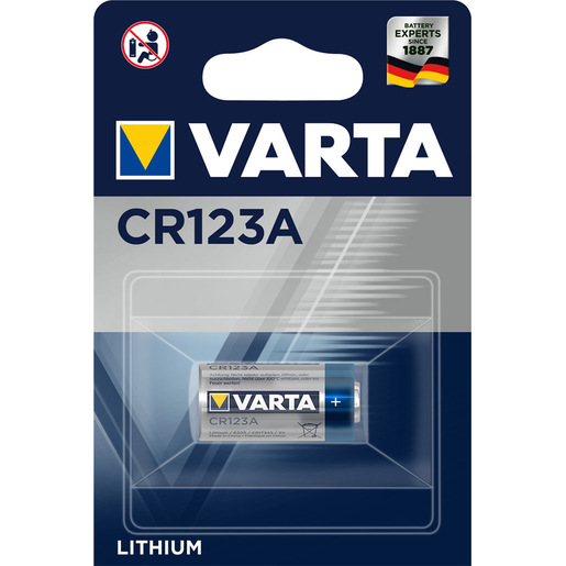 Image of Varta Lithium Cylindrical CR123A BLI 1