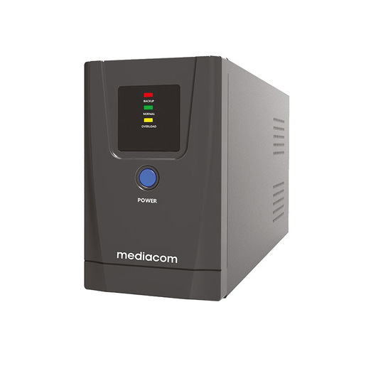 Image of Mediacom Xpower 650 A linea interattiva 0,65 kVA 390 W 2 presa(e) AC
