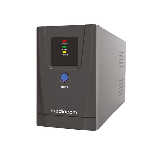 Image of        Mediacom Xpower 650 A linea interattiva 0,65 kVA 390 W 2 presa(e) AC