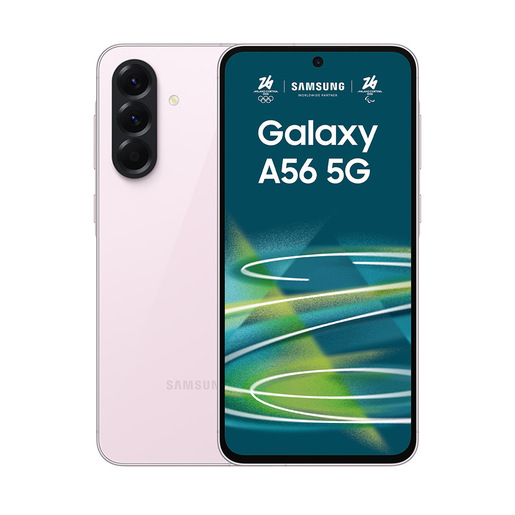 Image of Samsung Galaxy A56 5G, Smartphone con Funzioni intelligenti, Display Super AMOLED 6.7'', 8GB RAM, 128GB, Camera 50MP, Batteria 5.000 mAh, IP67, Awesome P