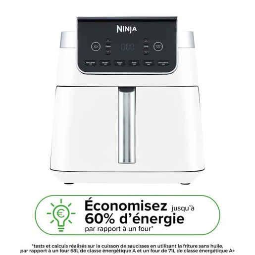 Image of Ninja AF180EUWH friggitrice Singolo 6,2 L Indipendente 2000 W Friggitrice ad aria calda Bianco