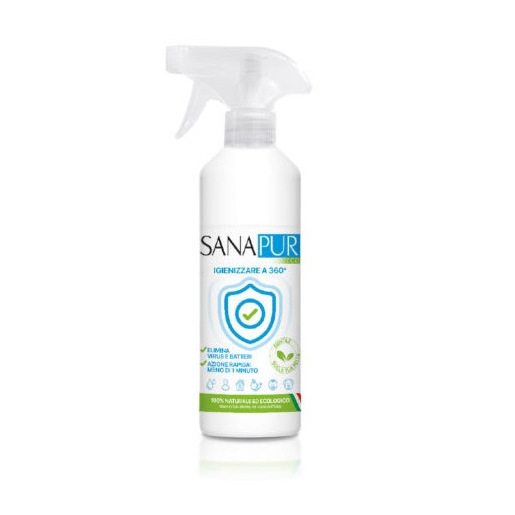 Image of        S2Life Sanapur Eco Hand sanitizer 500 ml Flacone a pompa Liquido