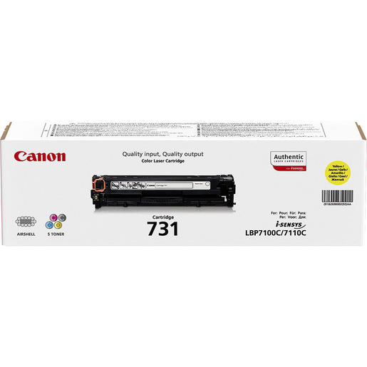 Image of Canon 731 cartuccia toner 1 pz Originale Giallo