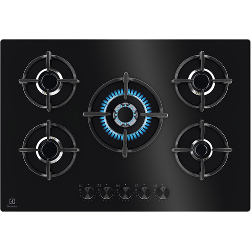 Image of Electrolux EGG75372K Piano cottura Serie 600 Gas on Glass 75cm