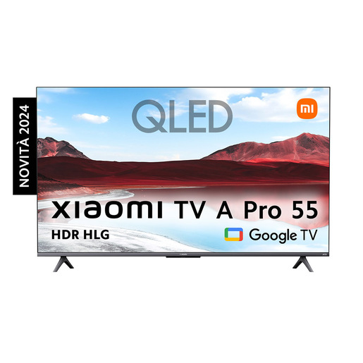 Image of Xiaomi TV A Pro 55'' 139,7 cm (55'') QLED 4K Ultra HD Smart TV Wi-Fi Grigio, Titanio
