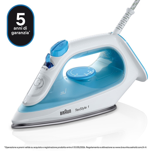 Image of Braun TexStyle 1 12710000-SI1050BL Ferro a vapore