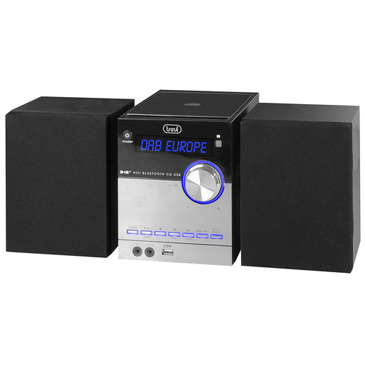 Image of        Trevi STEREO HI-FI DAB+ 30W WIRELESS USB AUX-IN CD HCX 10D8 DAB