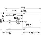 Franke Mrg 611-L Lavello Ad Incasso Rettangolare Fragranito-image